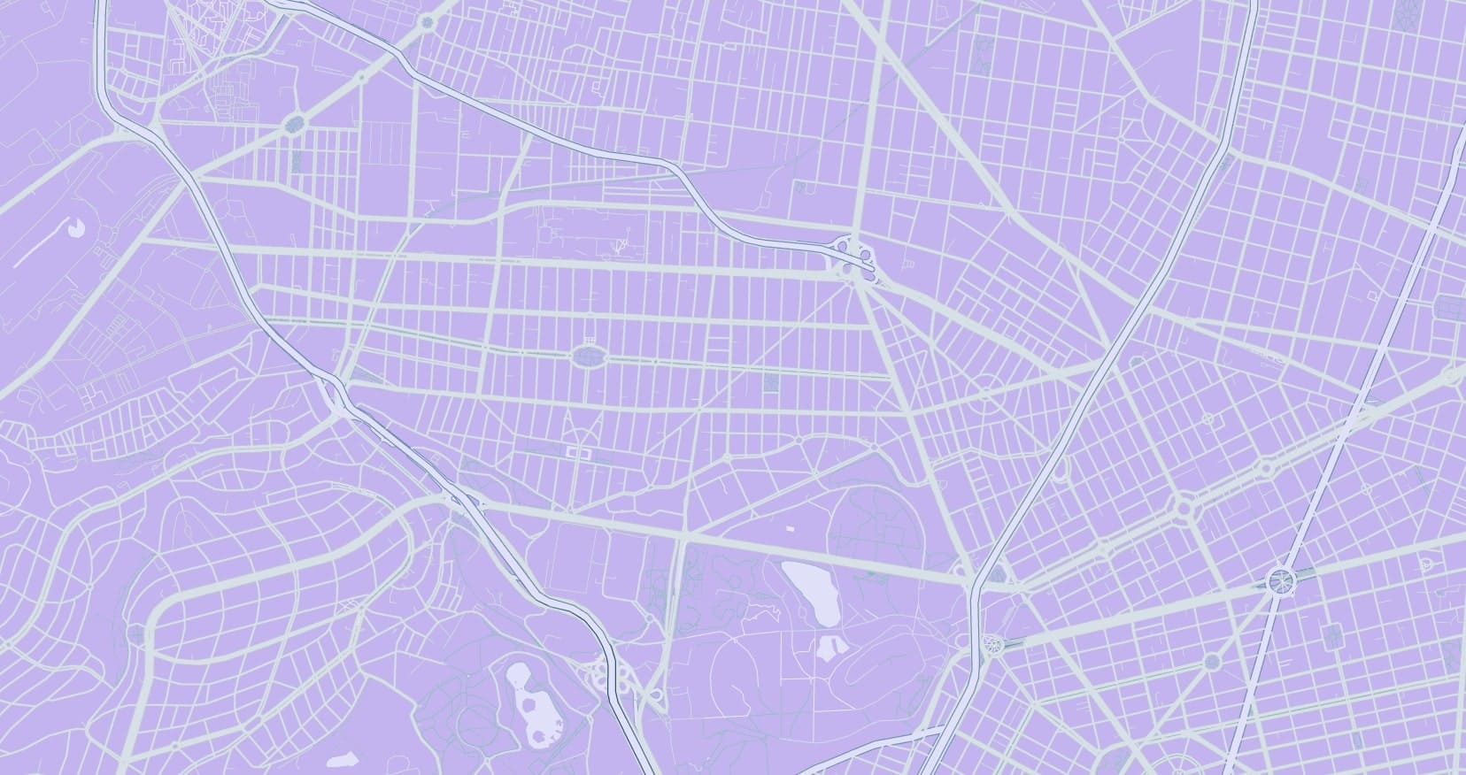Mapa de polanco en purpura